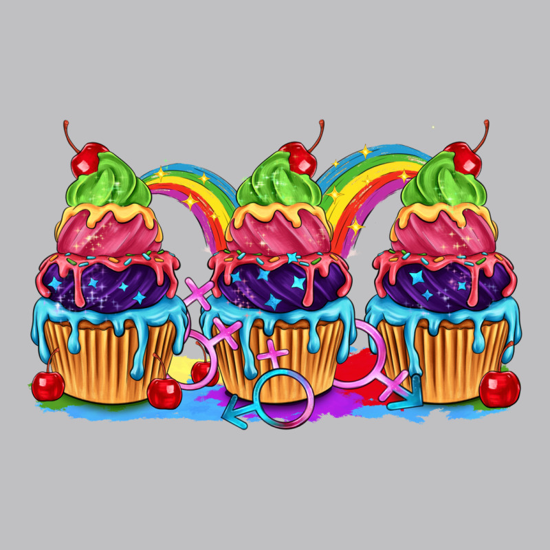 Pride Cupcake Long Sleeve Tee by FaDigitalArtStudio | Teevron
