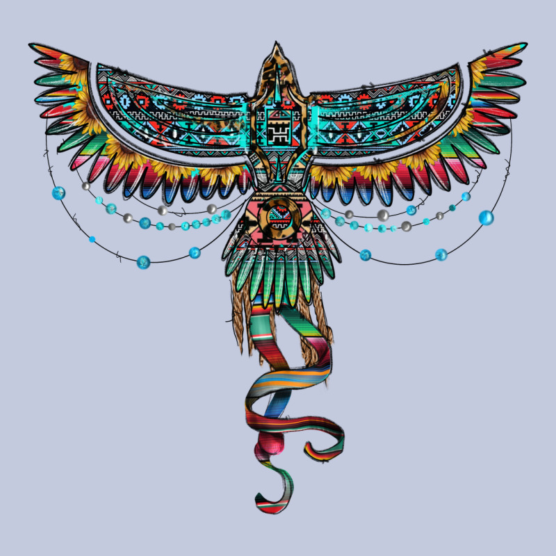 Aztec Serape Thunderbird Long Sleeve Tee by RanaPortraitStore | Teevron