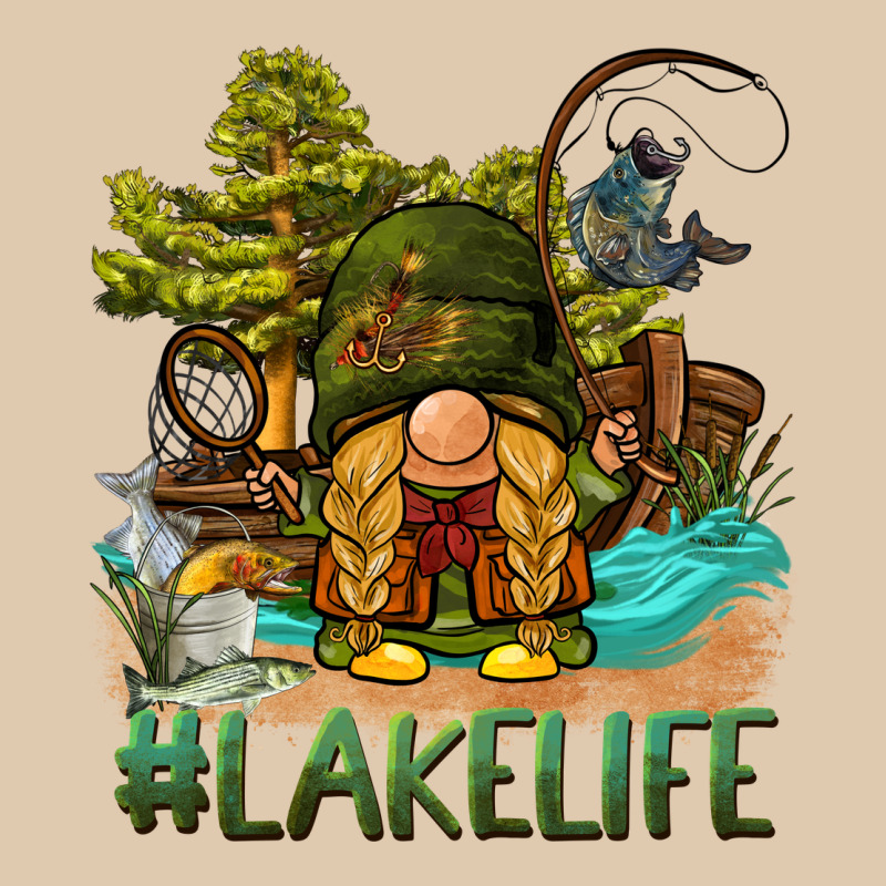 Lake Life Gnome Heavyweight Sweatshirt by BarkalooDesign | Teevron