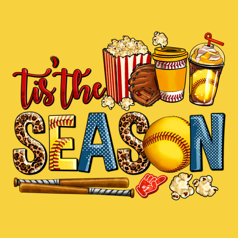 Tis The Season Softball Premium Sweatshirt by AdoDesignShop | Teevron