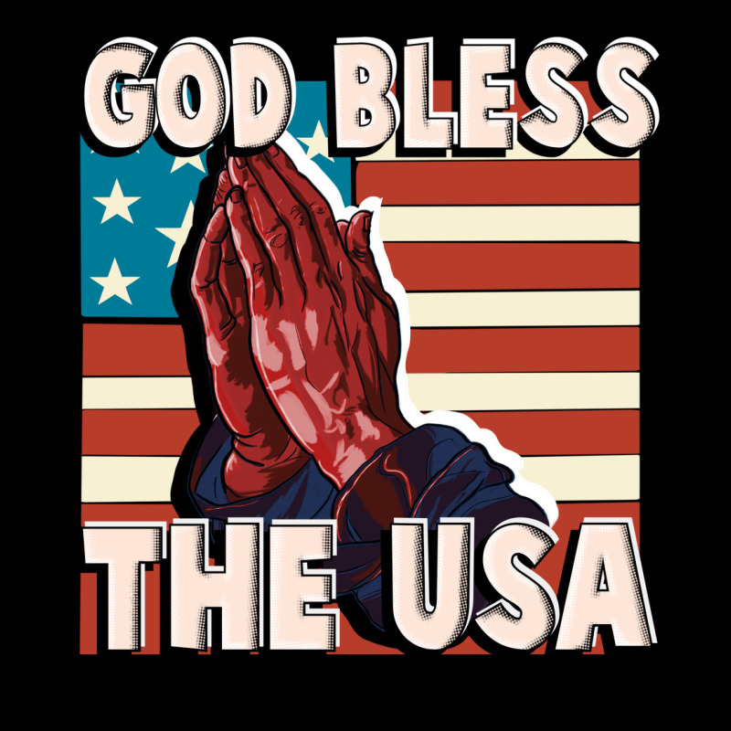 God Bless The Usa Long Sleeve Tee by FaDigitalArtStudio | Teevron