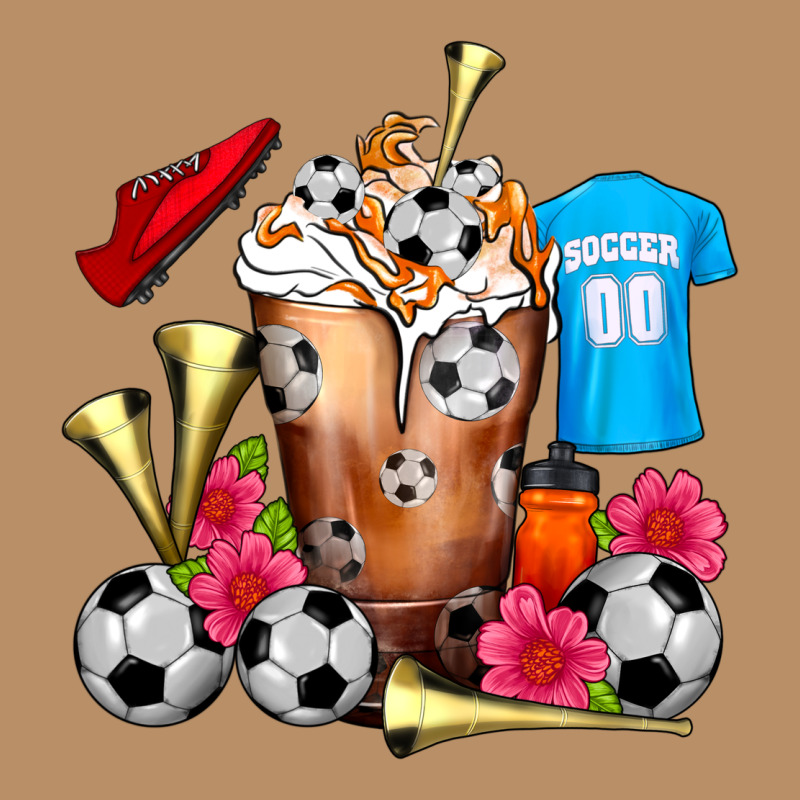 Soccer Cold Drink Frappe Vintage Hoodie by FaDigitalArtStudio | Teevron