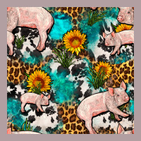 American Yorkshire Pig Seamless Pattern Vintage Hoodie | Teevron