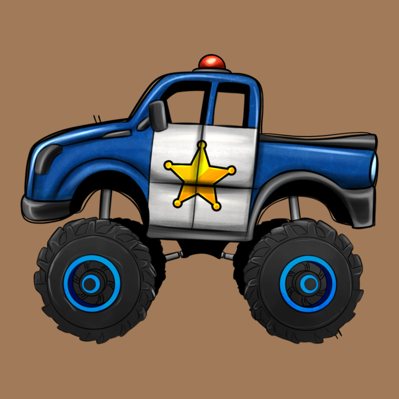 Police Car Monster Truck Classic Tee by Jasminsmagicworld | Teevron