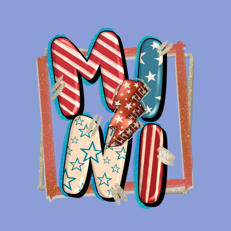 4th Of July Mini With Lightning Bolt Long Sleeve Tee by FaDigitalArtStudio | Teevron