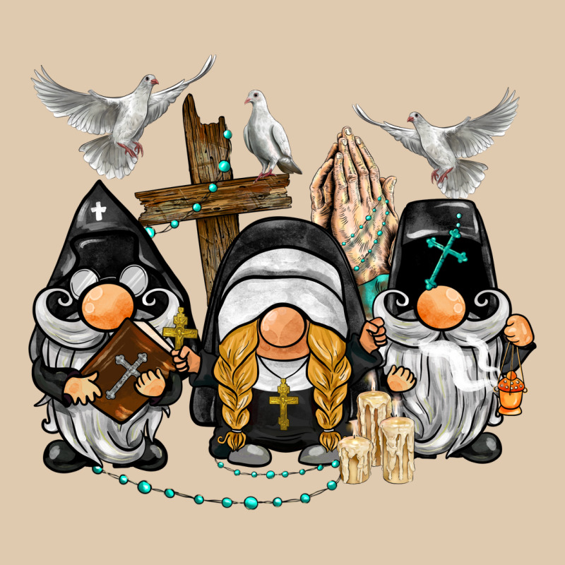 Pastor Nun Religious Gnome Heavyweight Sweatshirt by BarkalooDesign | Teevron