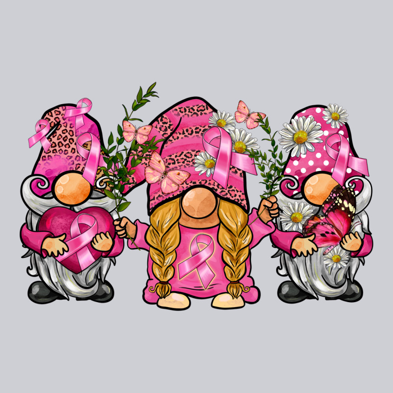 Breast Cancer Gnome Heavyweight Sweatshirt by BarkalooDesign | Teevron