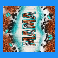 Tooled Leather And Cowhide Mama Classic Tee | Teevron