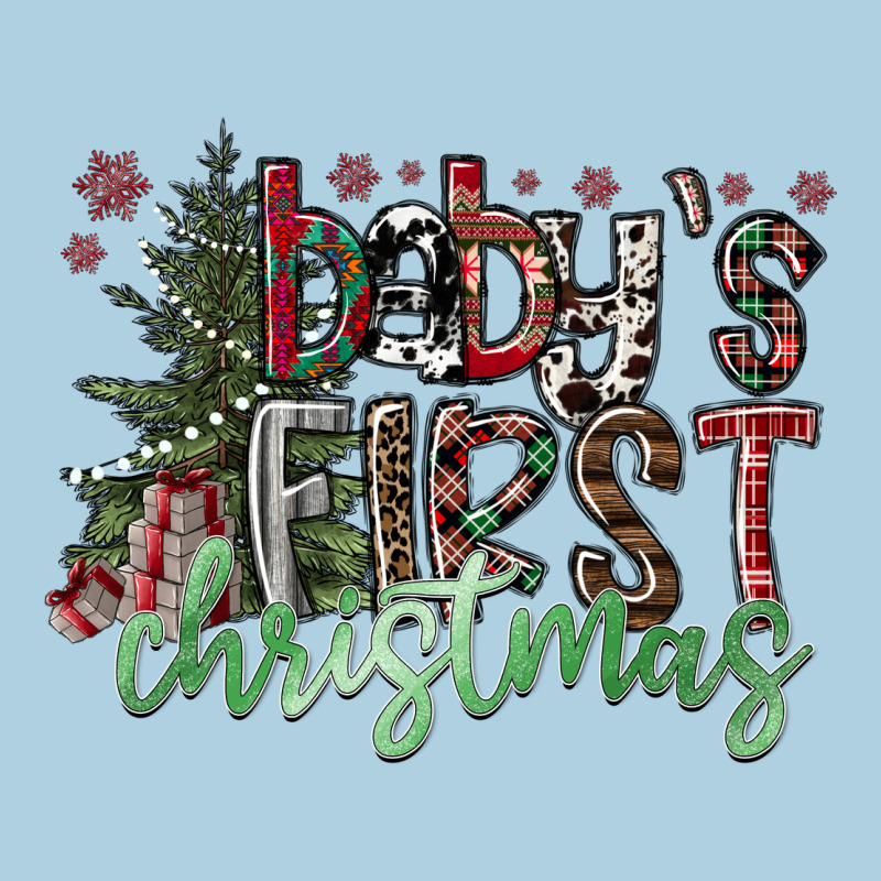Baby's First Christmas Premium Hoodie by CowhideDigitalArt | Teevron