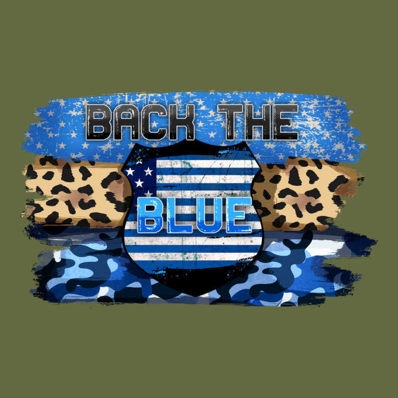 Back The Blue Long Sleeve Tee by FaDigitalArtStudio | Teevron