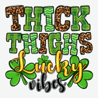 St. Patrick's Thick Thighs Lucky Vibes Urban Heavy Tee | Teevron