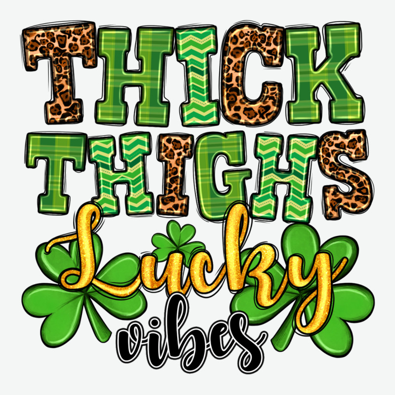 St. Patrick's Thick Thighs Lucky Vibes Urban Heavy Tee by OliviaCreatesArt | Teevron