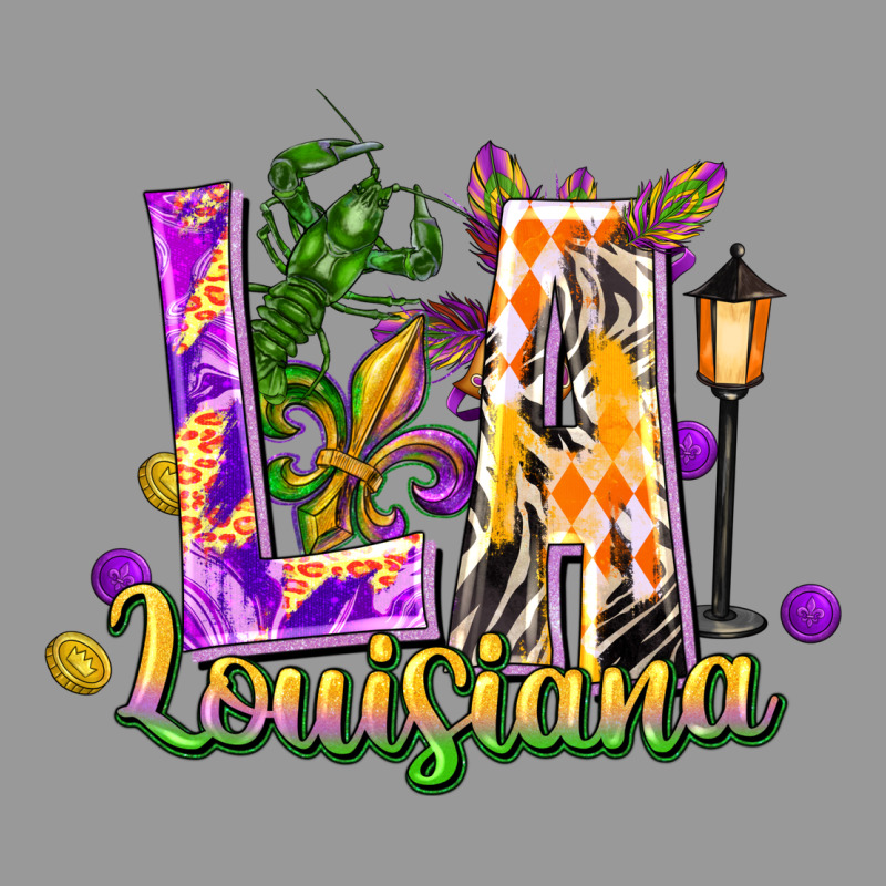 Louisiana La Mardi Gras Vintage Hoodie by FaDigitalArtStudio | Teevron