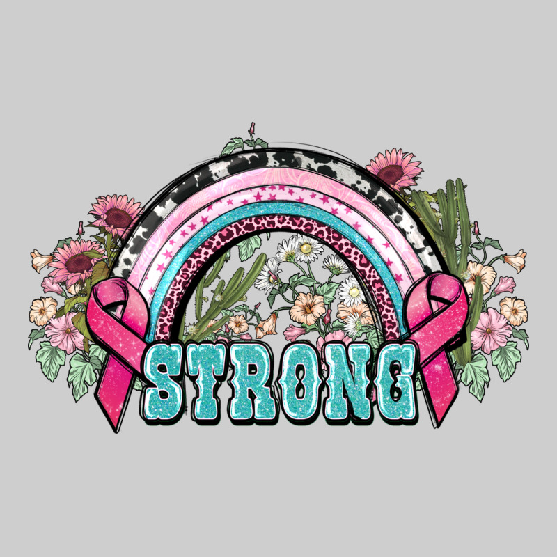 Strong Cancer Rainbow Cancer Awareness Premium Tee by HowdyJamesFarm | Teevron
