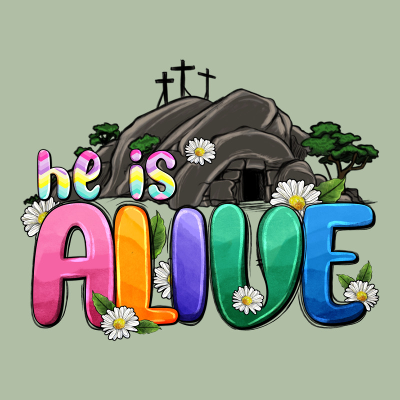 Easter Day He Is Alive Urban Heavy Tee by OliviaCreatesArt | Teevron
