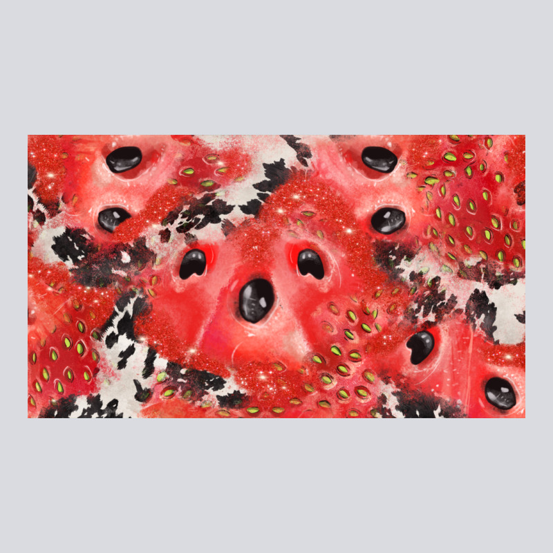 Watermelon Strawberry Cowhide Cup Zipper Hoodie by BarkalooDesign | Teevron