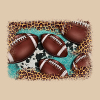 American Football Leopard Cowhide Turquoise  Leather Background Heavyweight Sweatshirt | Teevron