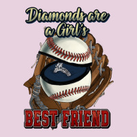 Diamonds Are A Girl's Best Friend Baseball Ladies Tee | Teevron