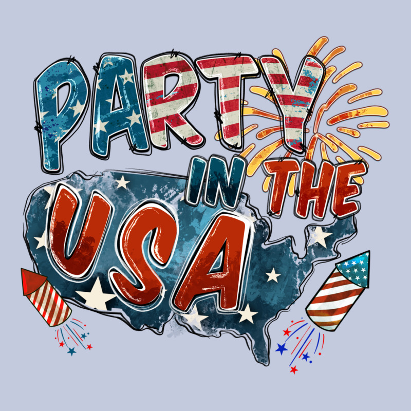 Party In The Usa Long Sleeve Tee by FaDigitalArtStudio | Teevron