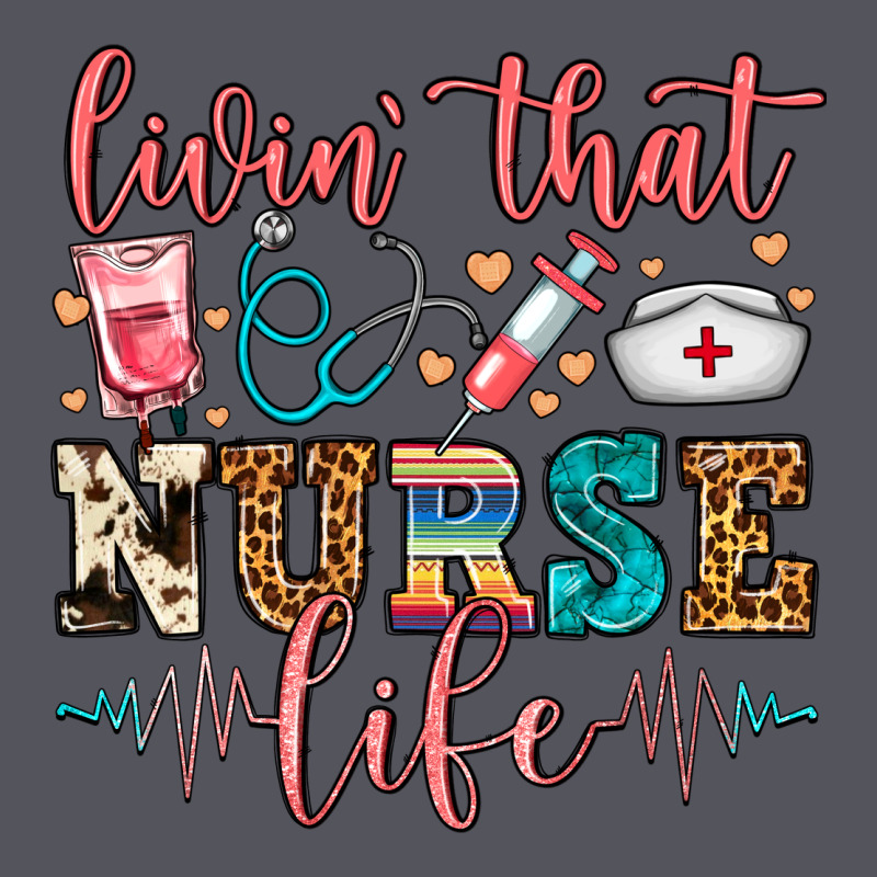 Livin' That Nurse Life Vintage Hoodie by FaDigitalArtStudio | Teevron