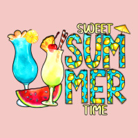 Sweet Summer Time Turquoise Yellow Urban Heavy Tee | Teevron