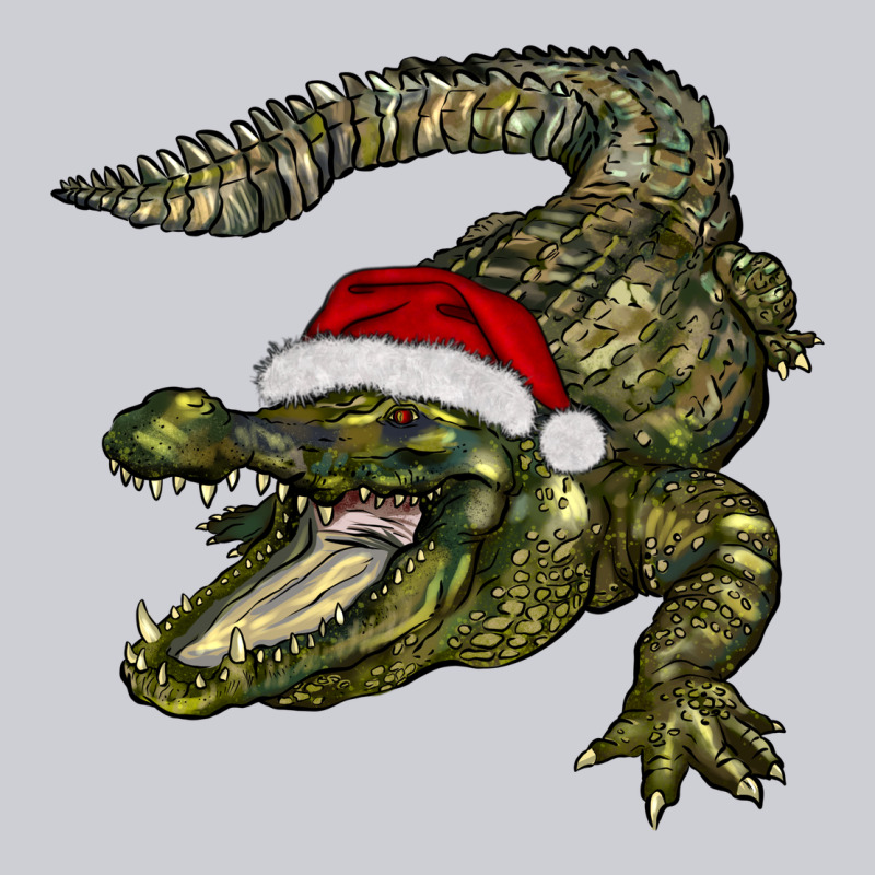 Christmas Alligator Heavyweight Sweatshirt by BarkalooDesign | Teevron