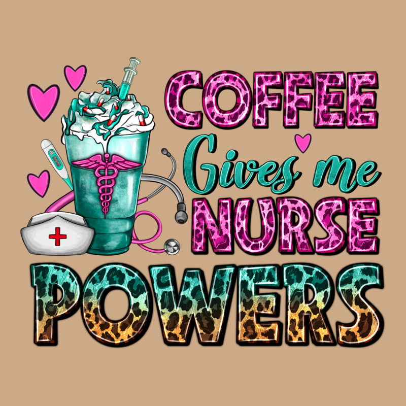Coffee Gives Me Nurse Powers Vintage Hoodie by FaDigitalArtStudio | Teevron