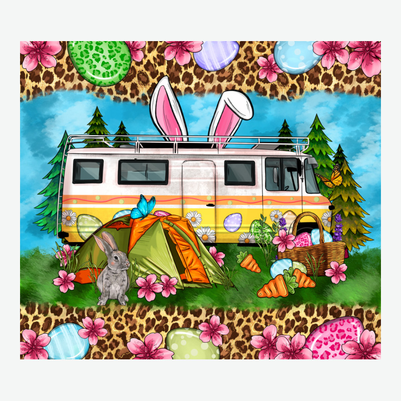 Easter Day Camping Urban Heavy Tee by OliviaCreatesArt | Teevron