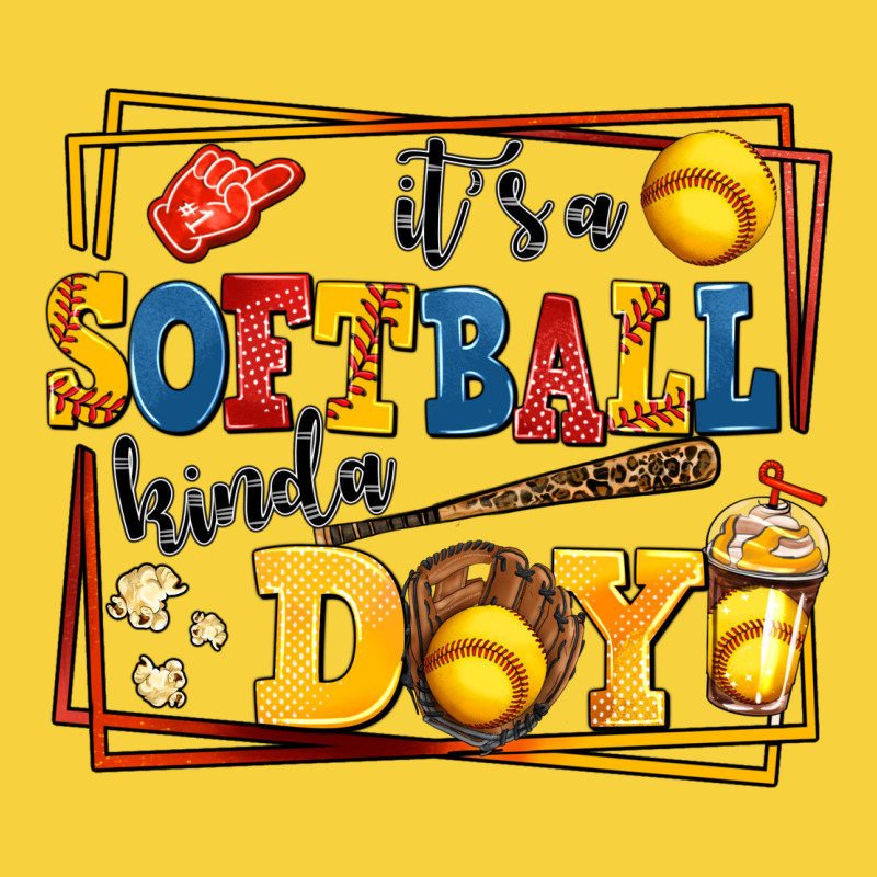 Its A Softball Kinda Day Premium Sweatshirt by AdoDesignShop | Teevron