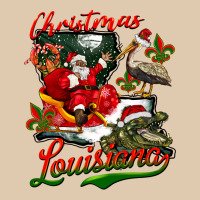 Louisiana Christmas With  Afro Santa Heavyweight Sweatshirt | Teevron