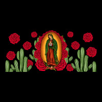 Lady Of Guadalupe Cactus Rose Urban Hoodie | Teevron