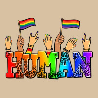 Human With Hands And Pride Flags Heavyweight Hoodie | Teevron