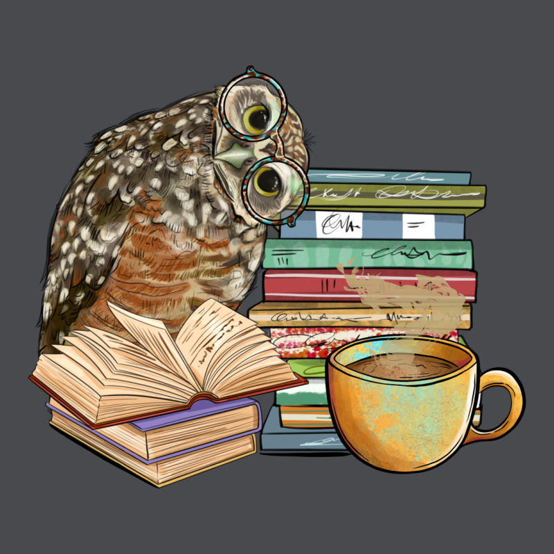 Owl And Books Zipper Hoodie by BarkalooDesign | Teevron