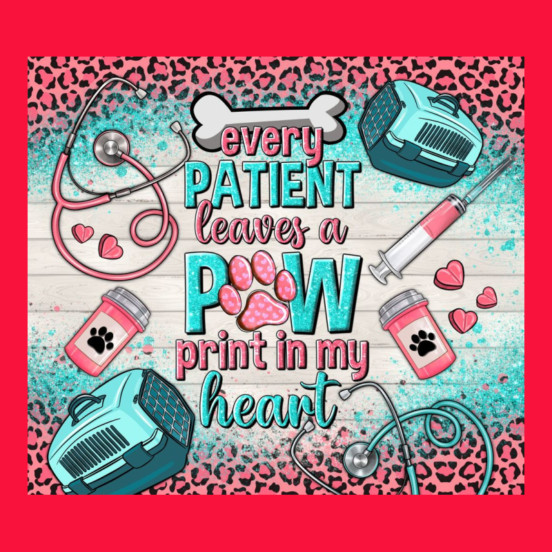 Every Patient Leaves A Paw Print In My Heart Classic Tee by TumblerDesignByShophia | Teevron