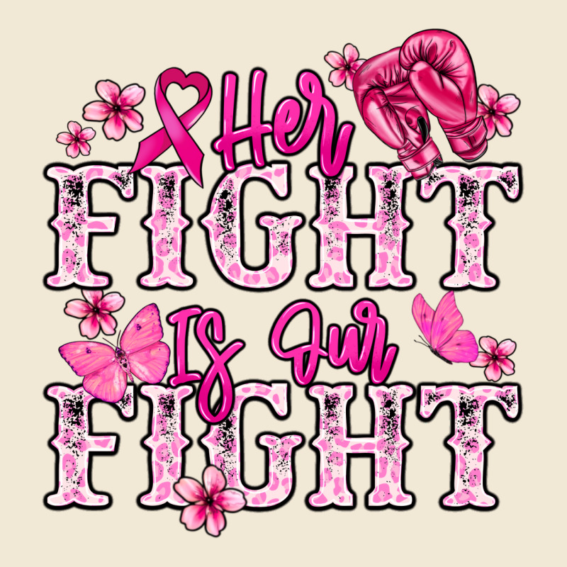 Her Fight Is Our Fight Cancer Awareness Premium Tee by HowdyJamesFarm | Teevron