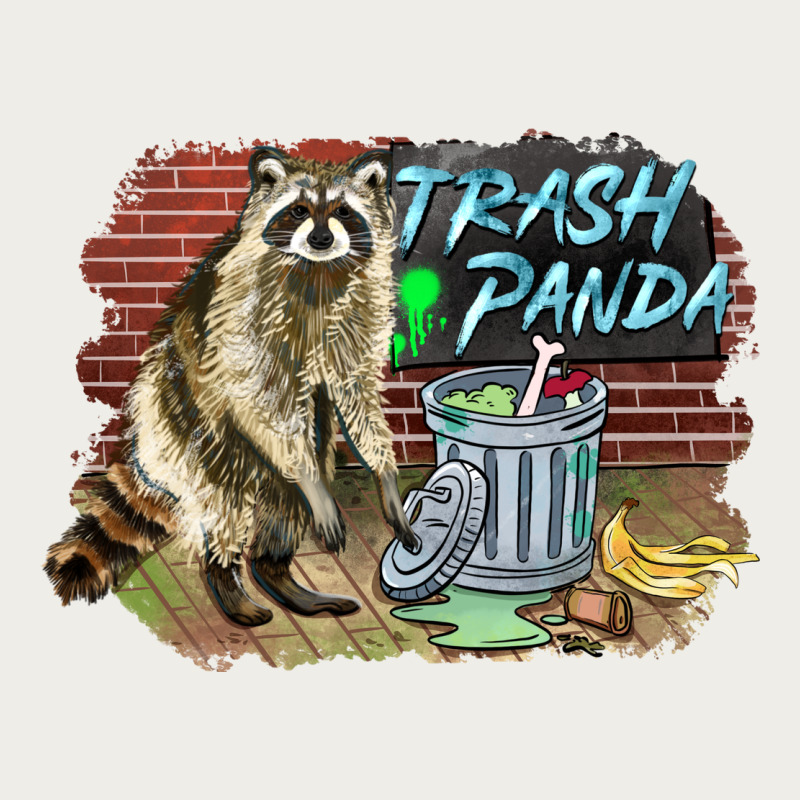 Raccoon Trash Panda Zipper Hoodie by BarkalooDesign | Teevron