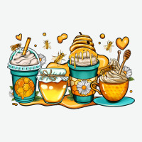 Honey Bee Coffee Cups Urban Heavy Tee | Teevron
