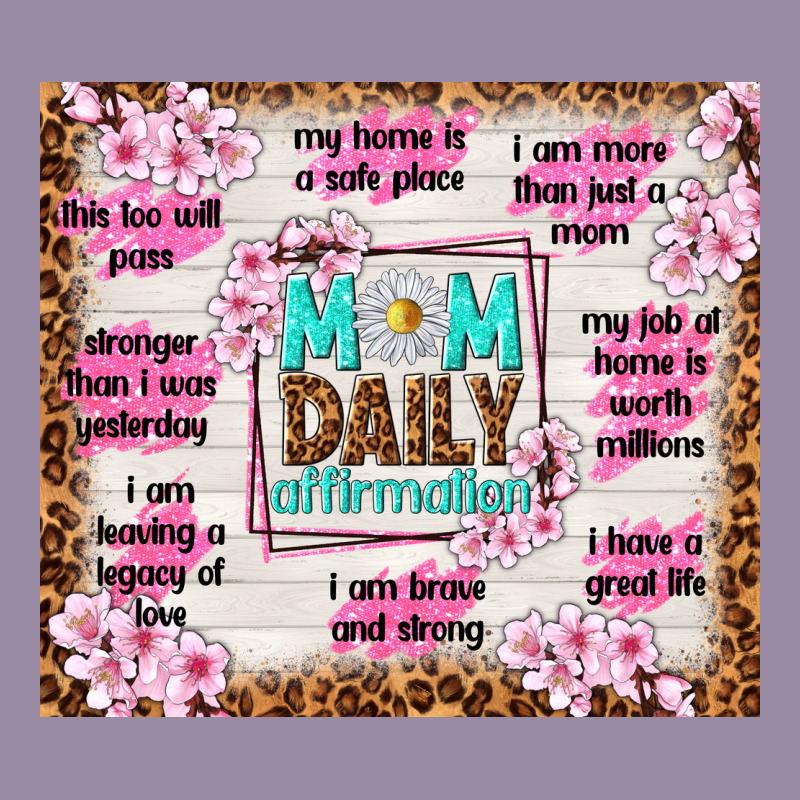 Mom Daily Affirmation Classic Tee by TumblerDesignByShophia | Teevron