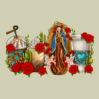 Lady Of Guadalupe Coffee Cups Heavy Core Tee | Teevron