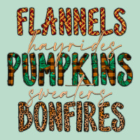 Flannels Hayrides Pumpkins Bonfires Premium Hoodie | Teevron