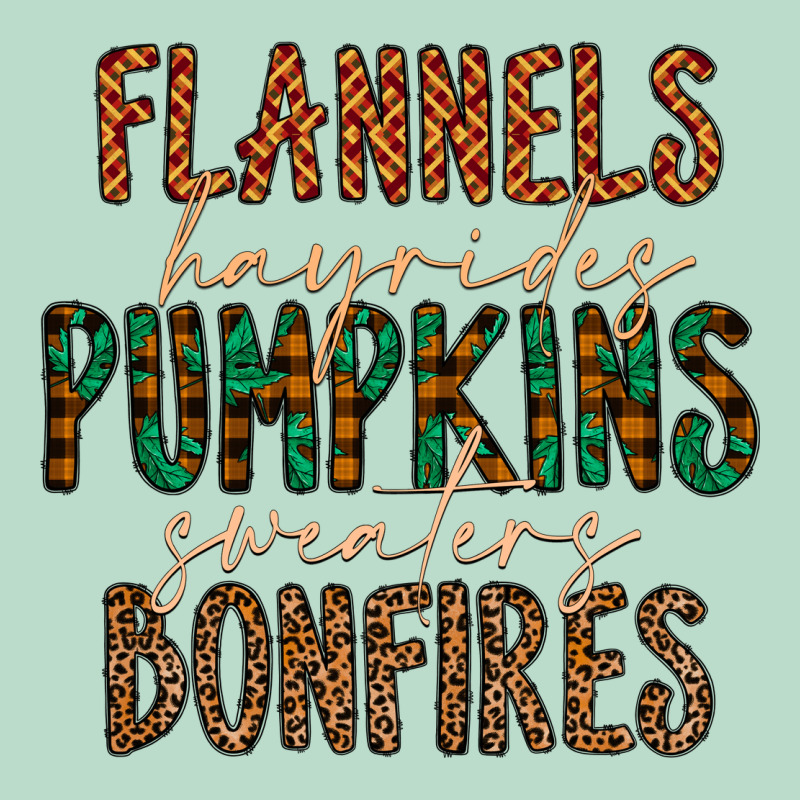 Flannels Hayrides Pumpkins Bonfires Premium Hoodie by CowhideDigitalArt | Teevron