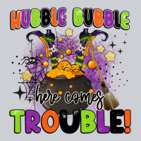 Kids Halloween Hubble Bubble Here Comes Trouble Heavyweight Sweatshirt | Teevron