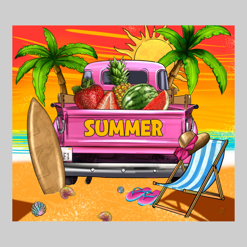 Summer Truck Premium Tee by TumblerDesignByShophia | Teevron