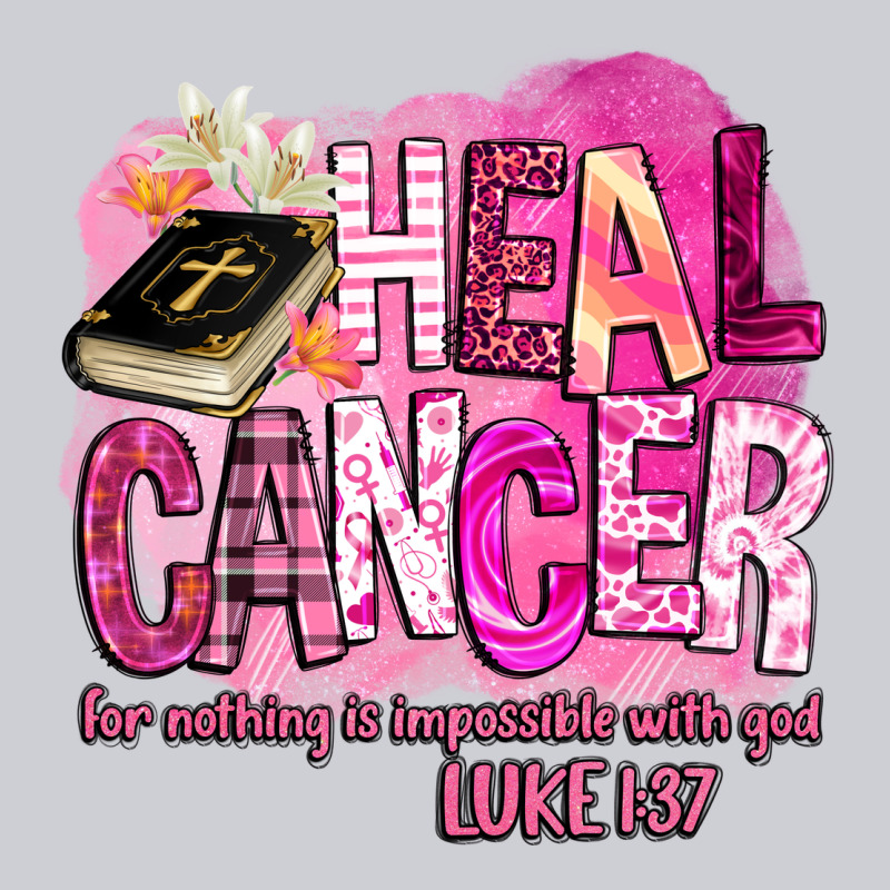 Heal Cancer For Nothing Is Impossible With God Heavyweight Sweatshirt by BarkalooDesign | Teevron
