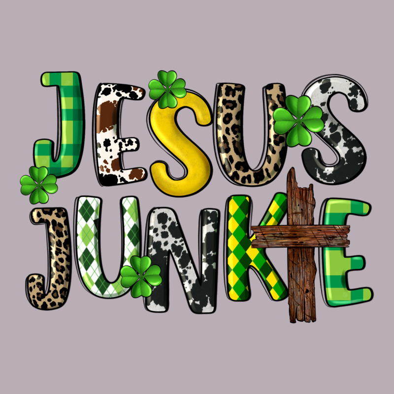Jesus Junkie St. Patrick's Vintage Tee by CowGirlArtShop | Teevron