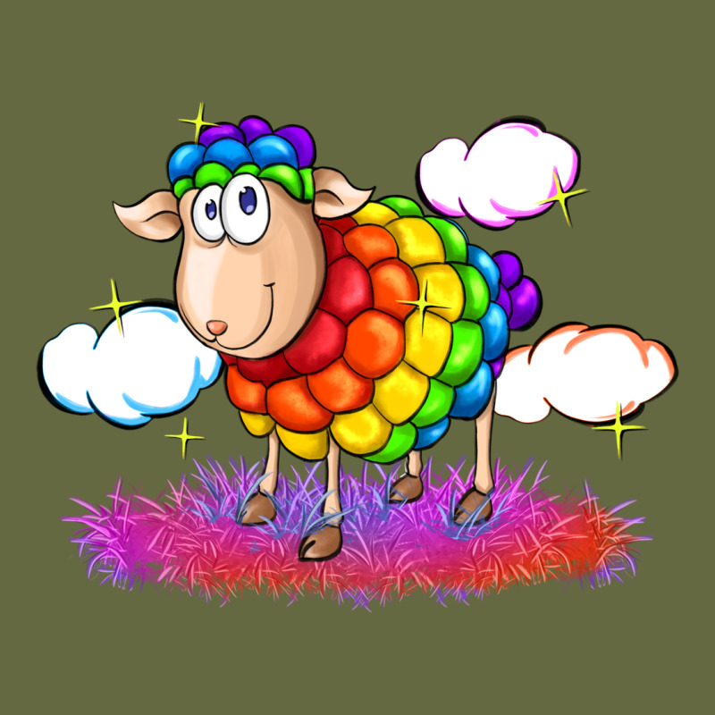 Rainbow Sheep Pride Long Sleeve Tee by FaDigitalArtStudio | Teevron