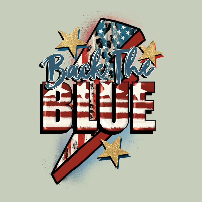 Back The Blue Long Sleeve Tee by FaDigitalArtStudio | Teevron