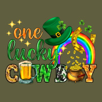 One Lucky Cowboy St. Patricks Day Vintage Tee | Teevron