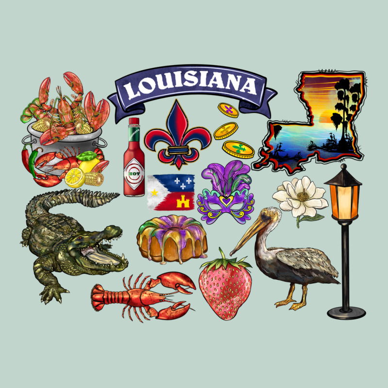 Preview Louisiana State Zipper Hoodie by BarkalooDesign | Teevron