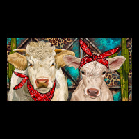 Charolais Bull And Calf Heavy Core Tee | Teevron